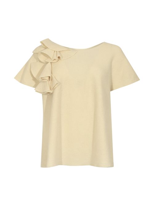 Maglia Ellen in lana Mandorla Liviana Conti | F5WA70A10-2